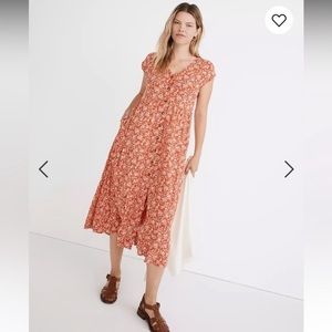 Madewell piazza button front dress